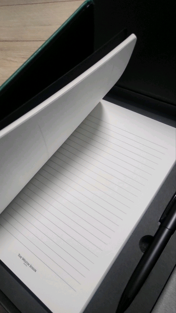 웨스틴 조선 호텔 다이어리 세트 (새상품)--5