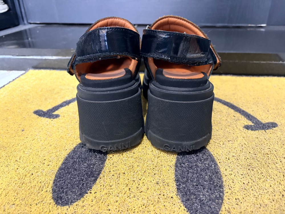 ganni 가니 메리제인 플랫폼 샌들--1