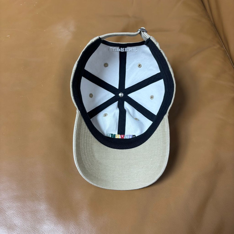 슈프림 6패널 볼캡 모자 피그먼트 워시드 탄--5