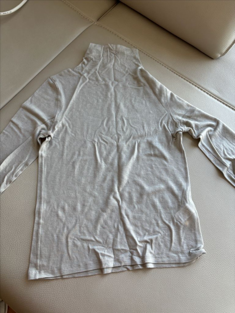 더캐시미어 울 블렌드 터틀넥 롱 슬리브 탑--1