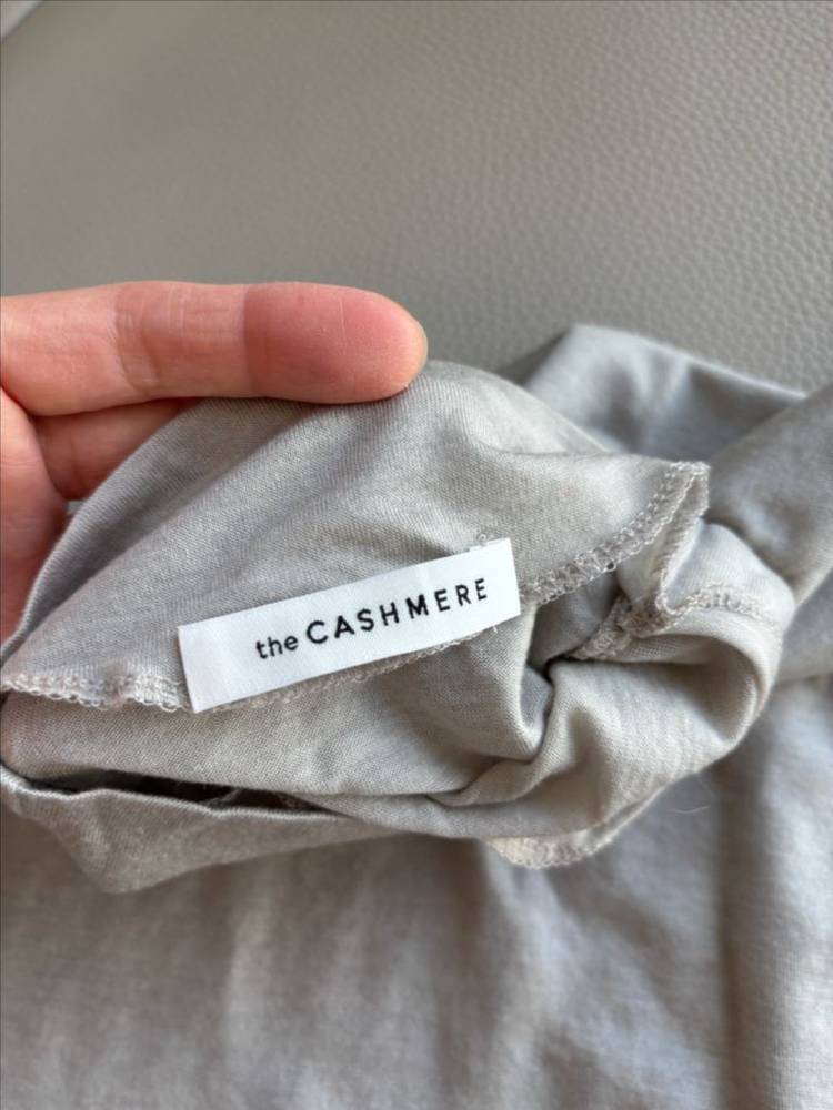 더캐시미어 울 블렌드 터틀넥 롱 슬리브 탑--3