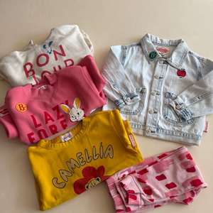 베베드피노 110 여아 의류 5벌 세트