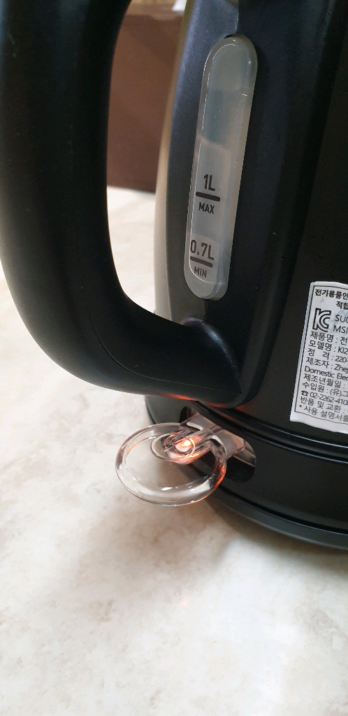 테팔 블랙 전기포트 1L--9