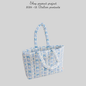 프레젠트프로젝트 쿠션백 블루리본