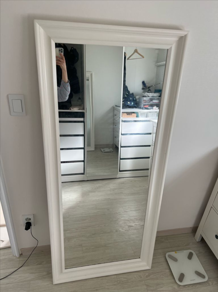 이케아 Hemnes 헴네스 전신거울 대형거울--1