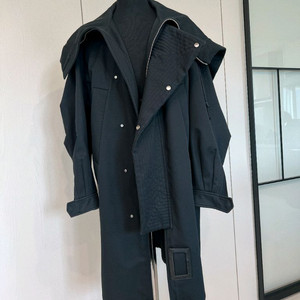 준지 야상 롱 코트