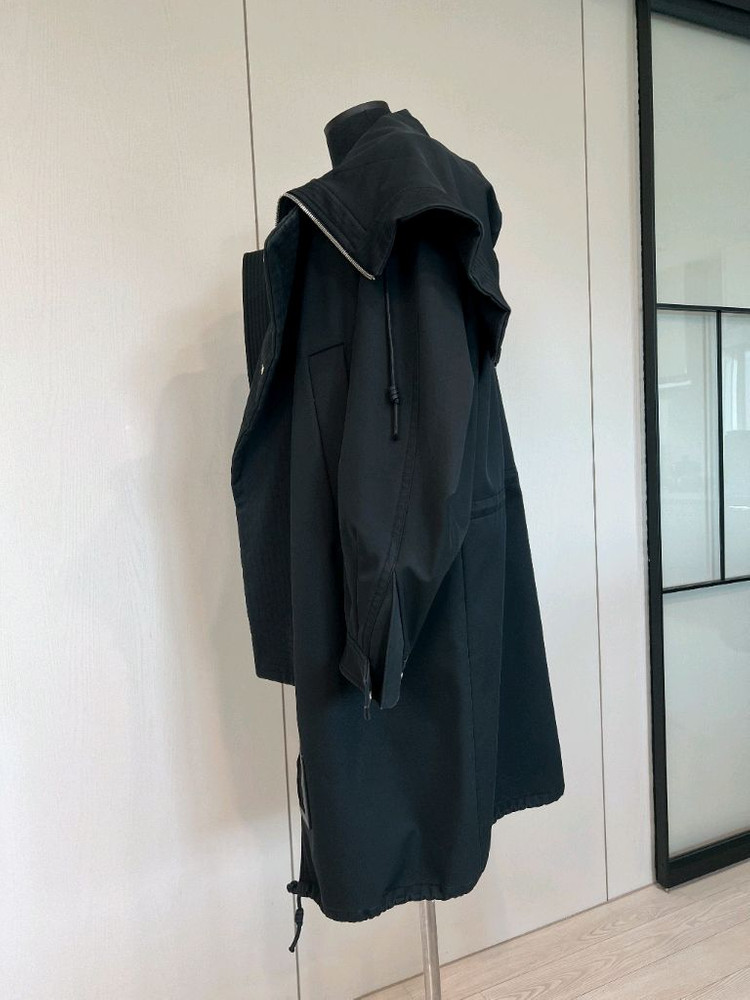 준지 야상 롱 코트--2