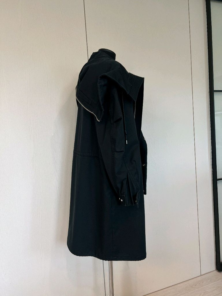 준지 야상 롱 코트--4