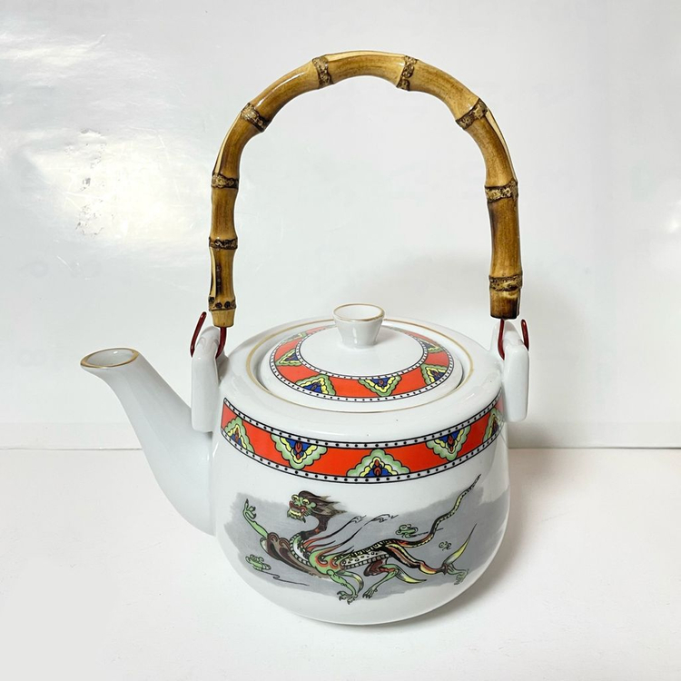 살구꽃 행남사 고급자기 주전자 잔 다기세트--1