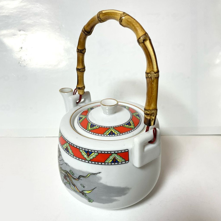 살구꽃 행남사 고급자기 주전자 잔 다기세트--2