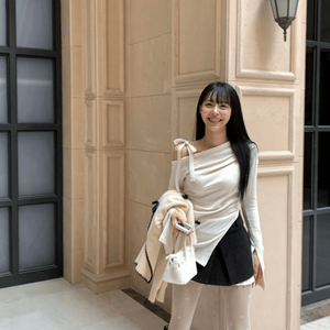 [클라우드이모션] Bowen ribbon off T / ivory