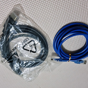 HDMI 케이블 + 랜카드 세트