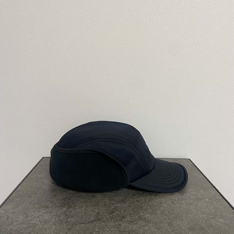 (OS) 슈프림 박스로고 이어플랩 캠프캡 모자 블랙--2