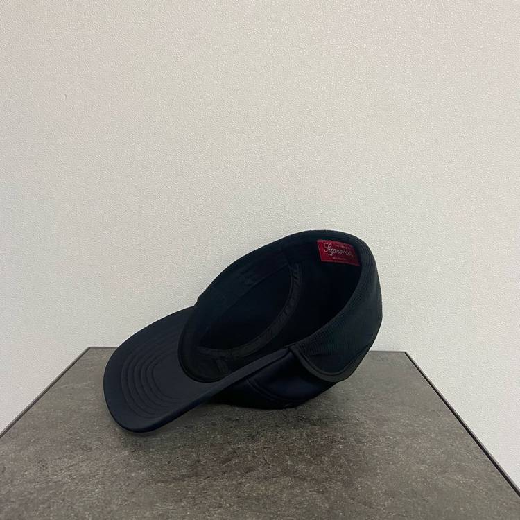 (OS) 슈프림 박스로고 이어플랩 캠프캡 모자 블랙--5