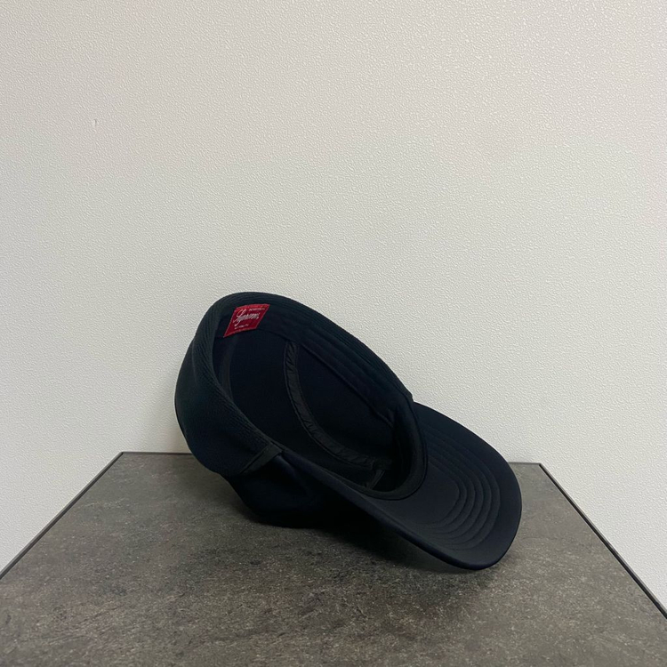 (OS) 슈프림 박스로고 이어플랩 캠프캡 모자 블랙--6