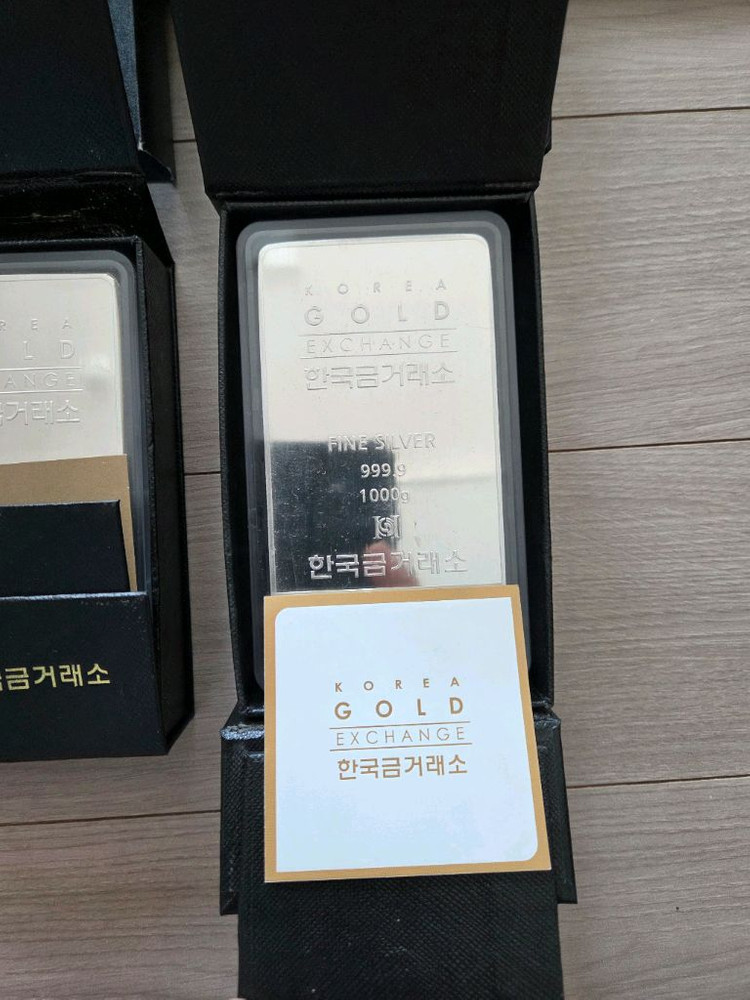 한국금거래소 실버바 1kg 포나인--0