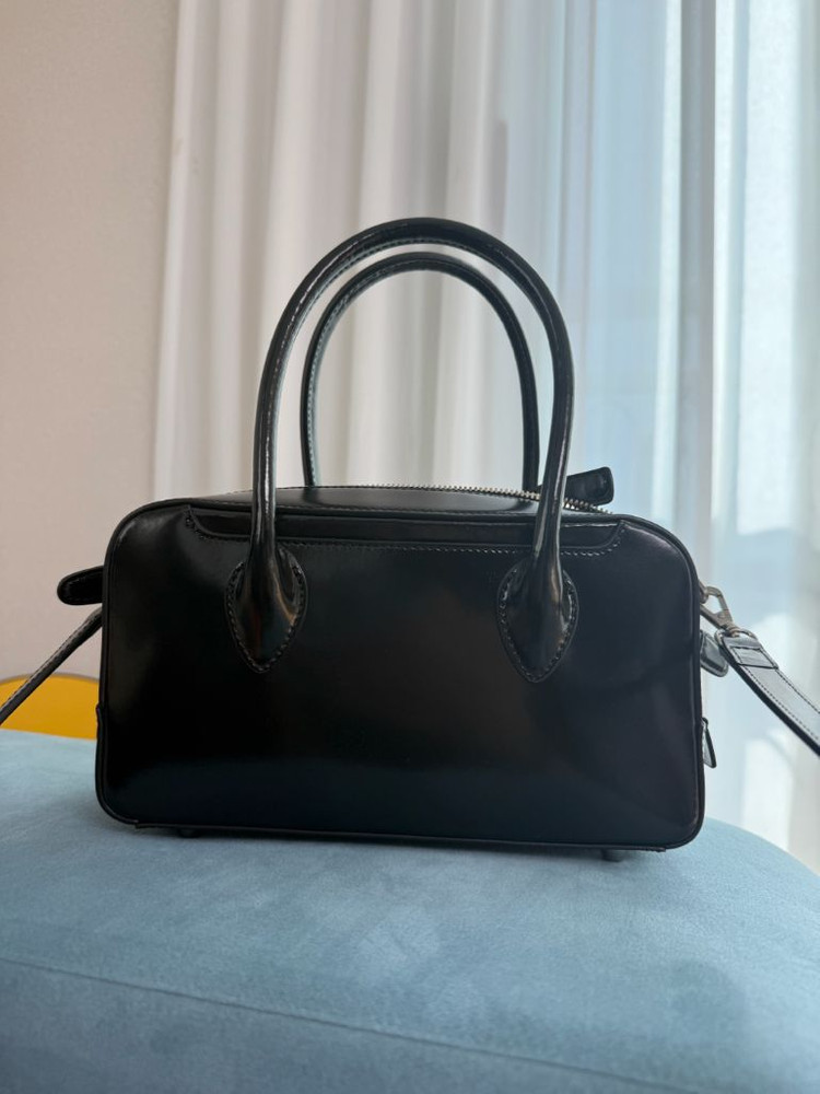 드메리엘 볼링백 미디움 블랙 -1회 외출 이미지