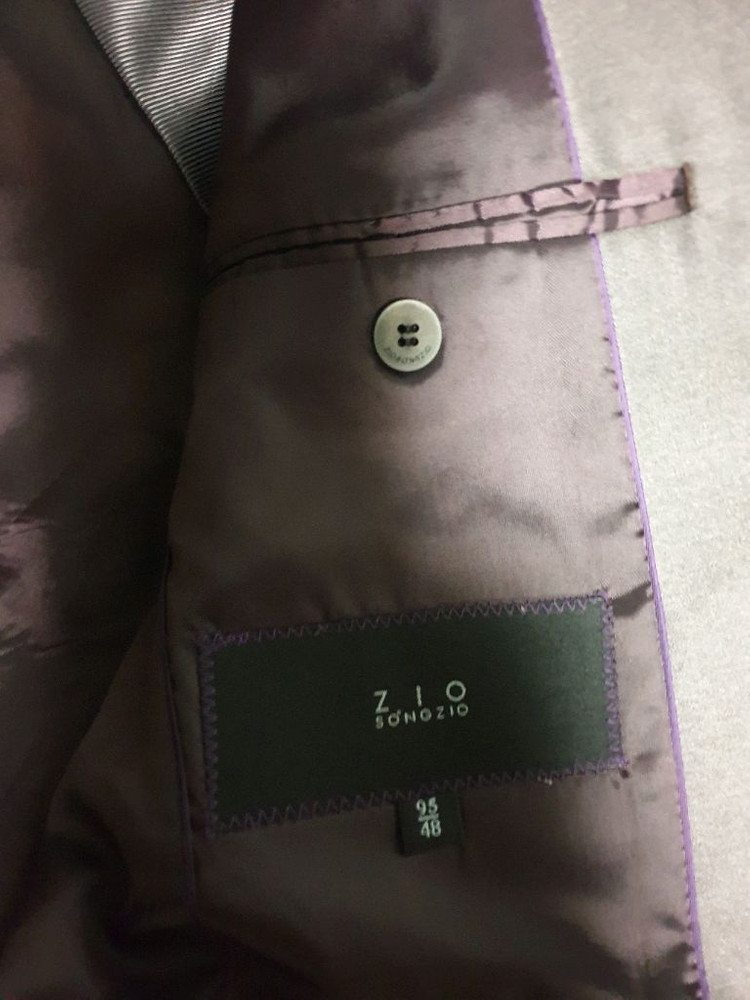 지오송지오 실크혼방 클래식 슬림핏 정장 셋업 (상:M 하:30) 이미지