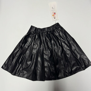 <새상품> 여성 마리마켓 페이크 레더 밴딩 스커트 23.6인치 이미지