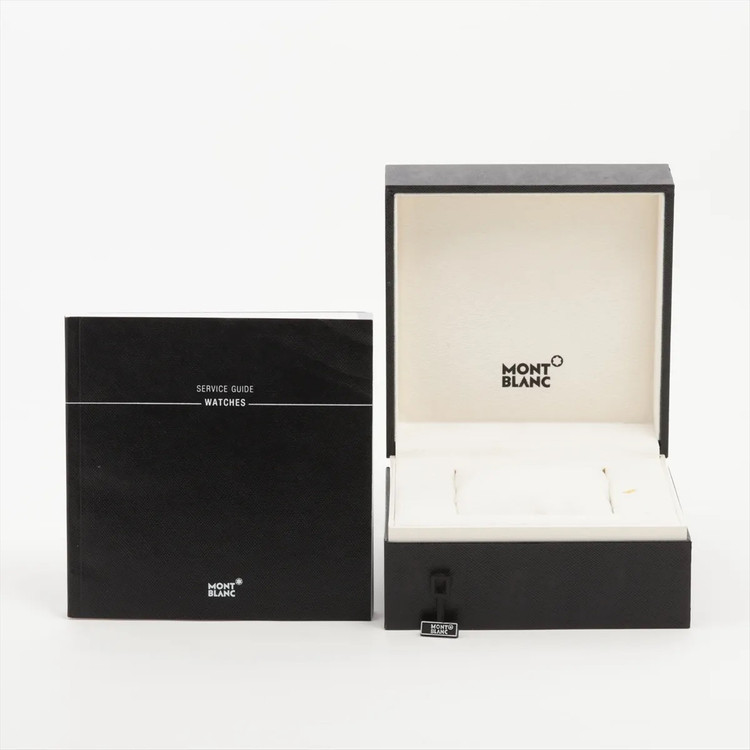 몽블랑 트래디션 크로노그래프 7374 중고명품 손목시계 42mm 남성 악어가죽시계 이미지