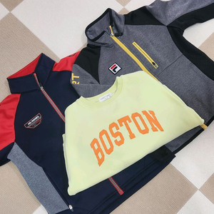 120-130 휠라 기모 트레이닝 자켓 외