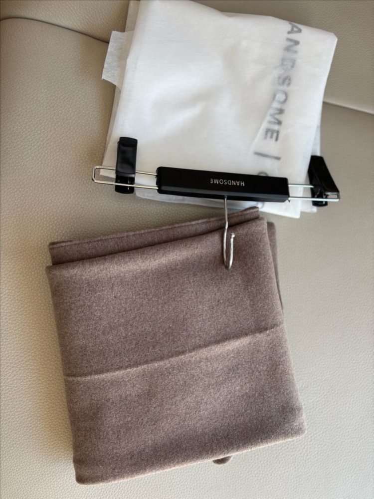 더캐시미어 니트바지--6