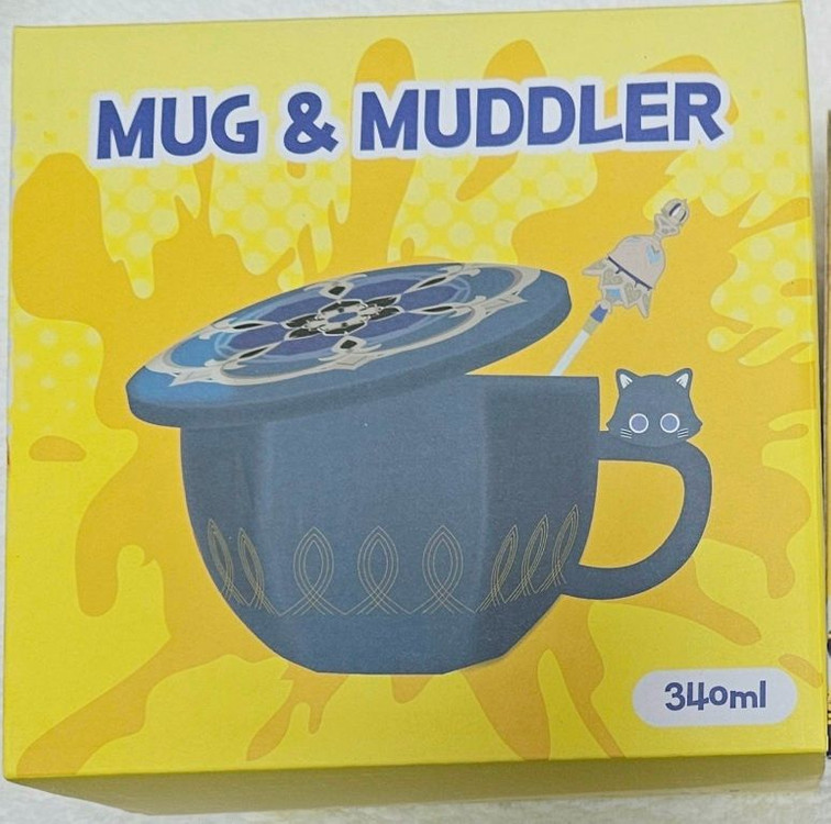 원신 메가커피 방랑자 머그컵 콜라보 굿즈 머들러 호요버스 게임 이미지