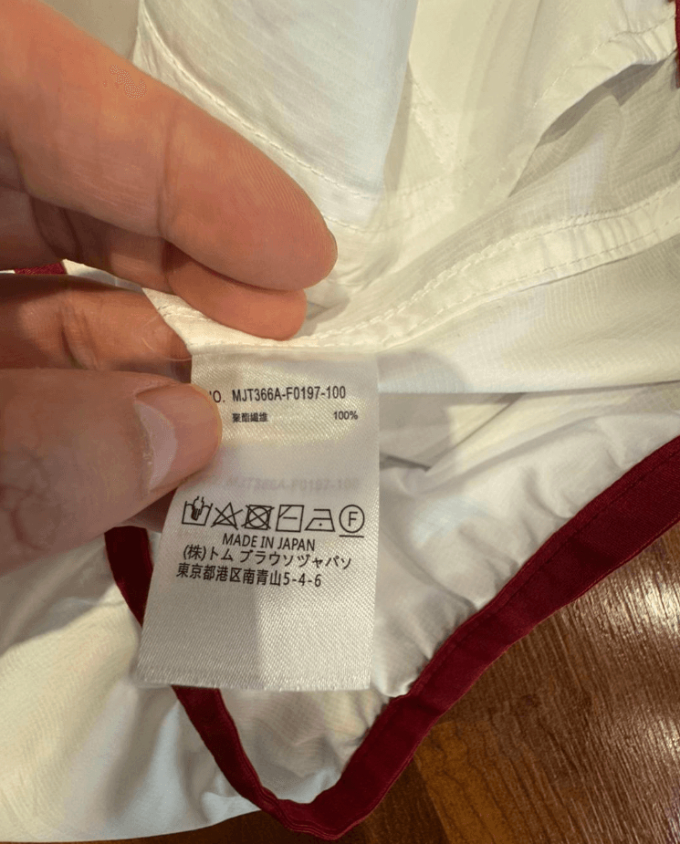 [톰;브라운] 새상품 / 바람막이 점퍼 / 2 (약 95~100 / 여성 66~77)--4