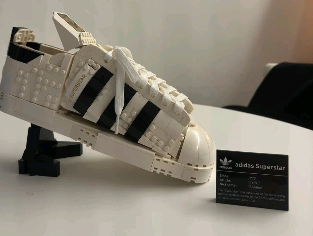 레고 10282 아디다스 슈퍼스타(박스 인스 여분브릭 있음)--1