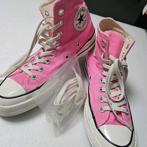 컨버스 새것같음 척테일러 운동화 단화 핑크하이탑