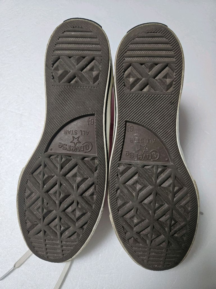 컨버스 새것같음 척테일러 운동화 단화 핑크하이탑--6