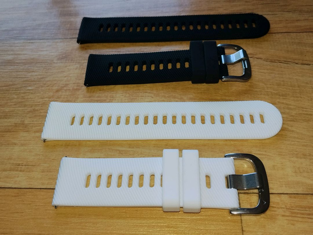 애플워치 메탈 슬라이드 어댑터/// 2셋 22mm 실리콘 밴드 스트랩--2