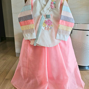 여아 한복 5~6세(키에 따라 7세도 가능) 캉캉 속치마 포함 이미지