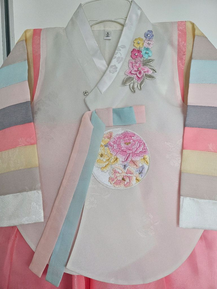 여아 한복 5~6세(키에 따라 7세도 가능) 캉캉 속치마 포함 이미지