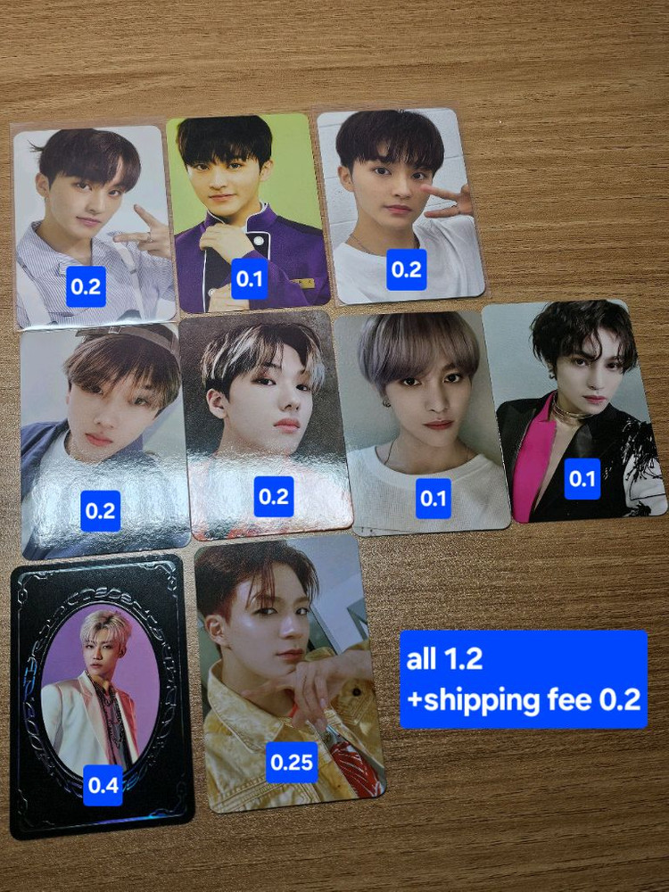 엔시티 포카 포토카드 해찬 마크 지성 재민 제노 양양 이미지