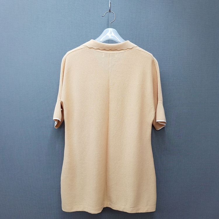 한섬 마인 오픈카라 반팔 니트 F사이즈 이미지