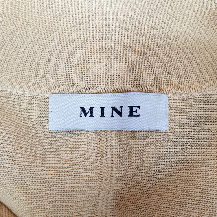 한섬 마인 오픈카라 반팔 니트 F사이즈 이미지