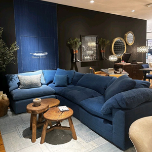 까사알렉시스 노블 소울 소파 암리스 B 네이비 이미지