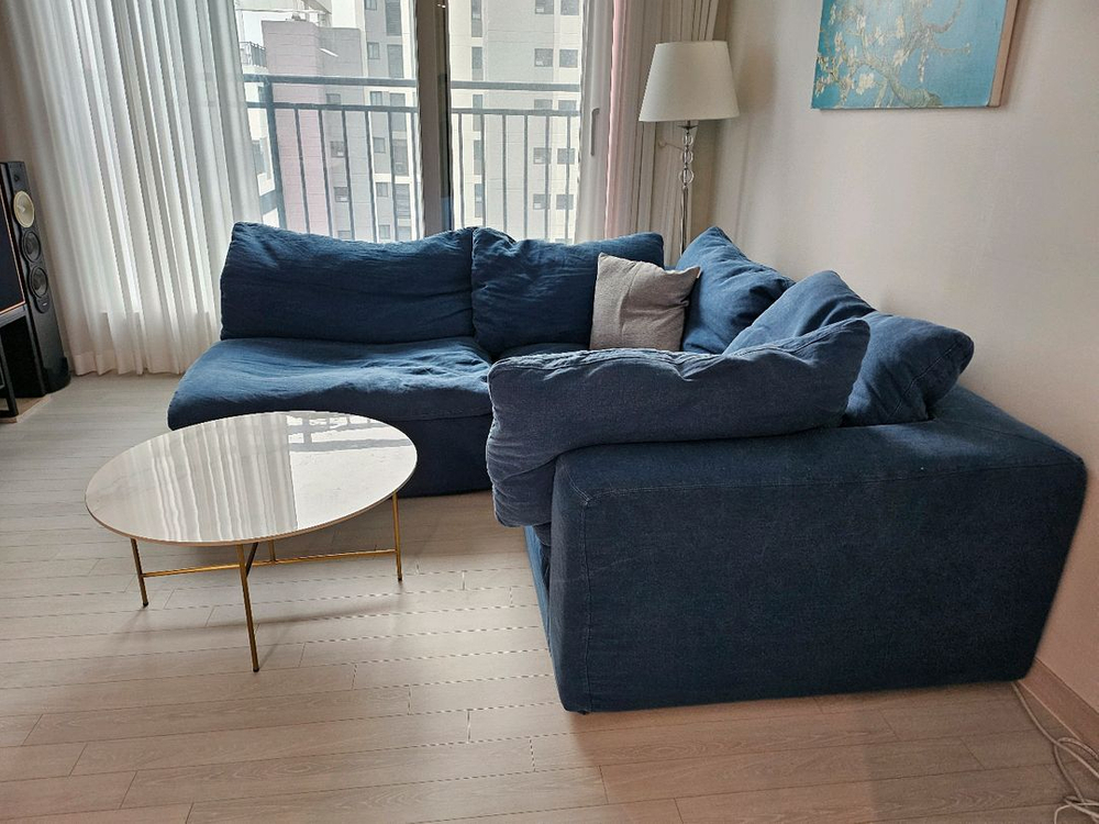 까사알렉시스 노블 소울 소파 암리스 B 네이비 이미지