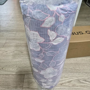 새상품 haus.Q 꽃무늬 차렵이불 더블 충전재 거위털 기털 100%