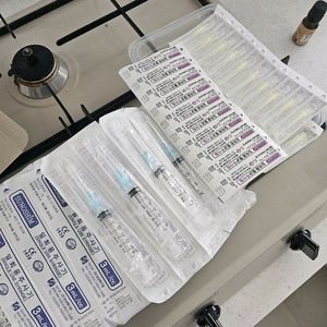 3cc 일회용 주사 +30G 주사침 50set