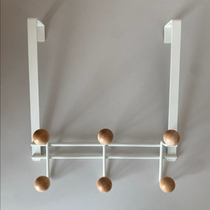 자주(JAJU) 우든볼 도어후크 (6구) 문걸이 행거