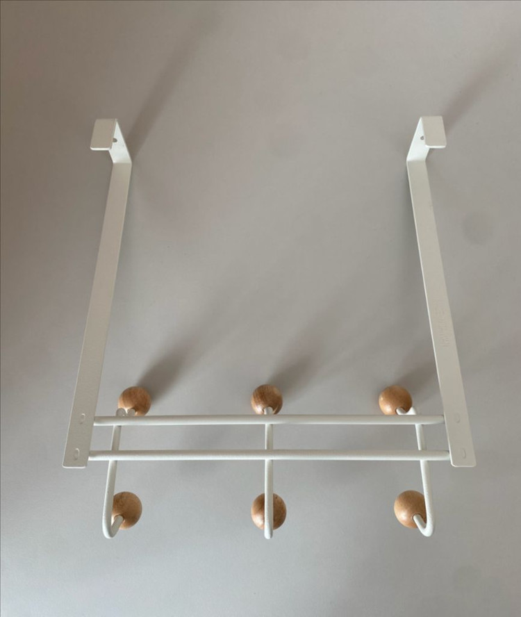 자주(JAJU) 우든볼 도어후크 (6구) 문걸이 행거--3