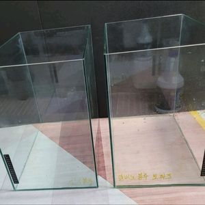 이나간 어항,수조 두개 나눔.수족관.30배럭