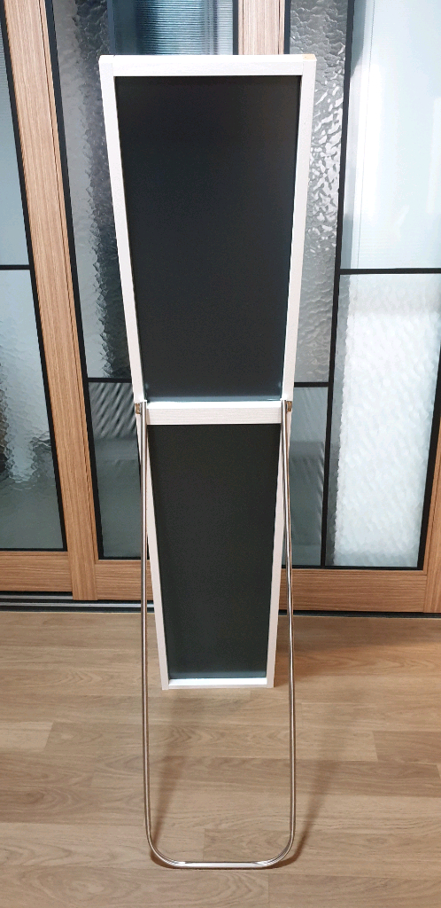 흰색 프레임 스탠드 전신 거울--6