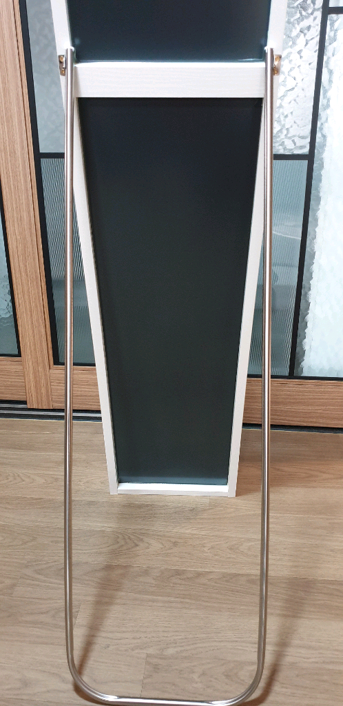 흰색 프레임 스탠드 전신 거울--8