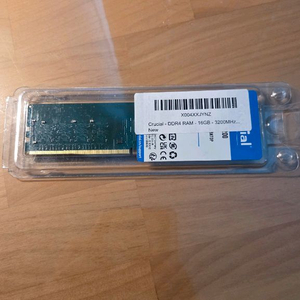 램 마이크론 크루셜 ddr4 16gb 3200 미개봉
