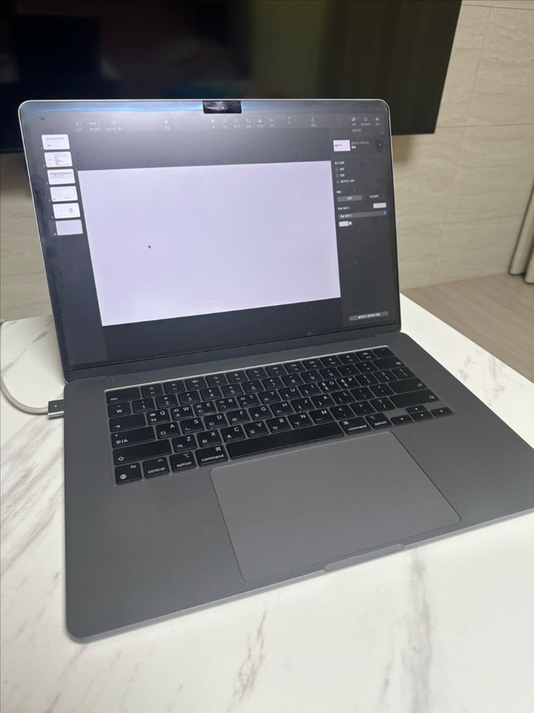 맥북 에어 15 (24년) M3, 1TB, 24GB, 애플케어+ 이미지