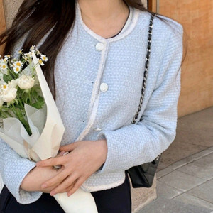 쇼퍼랜드 스프링 브리즈 트위드 자켓 스카이블루 / 베니토 아뜨랑스 로엠 리얼코코 케이클럽 스파오 가내스라 슬로우앤드