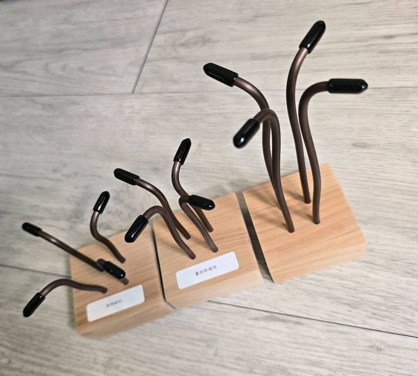 틸란드시아 편백나무 거치대 사이즈별 28개 일괄--1